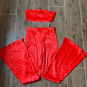 Shein Red Jumpsuit Brand New Medium